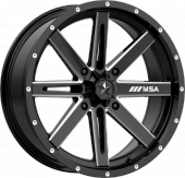 MSA M41 Boxer Wheel Black Milled
