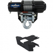 Polaris RZR XP Turbo S Viper Midnight Winch Kit