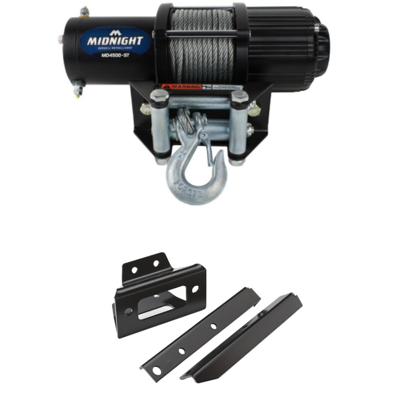 Polaris RZR XP Turbo Viper Midnight Winch Kit Side By Side UTV Parts