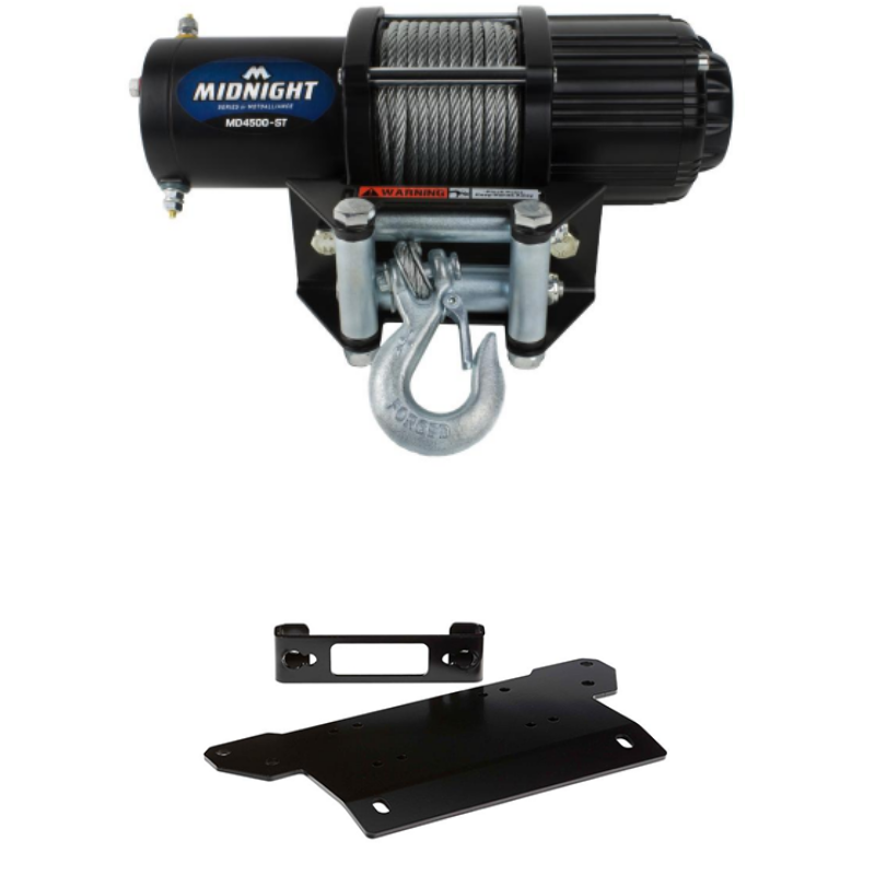 Polaris Ranger XP 570/900/1000 Viper Midnight Winch Kit Side By Side