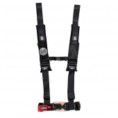Pro Armor 4-Point 2" Harness w/ Sewn in Pads Black