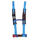 Pro Armor 4-Point 2" Harness w/ Sewn in Pads Blue