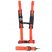 Pro Armor Orange 2 Inch 5 Point Sewn w/ Pads Harness
