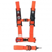 Pro Armor Orange 3 Inch 5 Point Sewn w/ Pads Harness