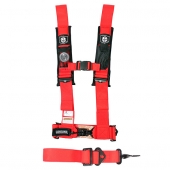 Pro Armor Red 3x3 5-Point Standard Latch Harness