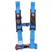 Pro Armor 4-Point 3" Harness w/ Sewn in Pads Blue