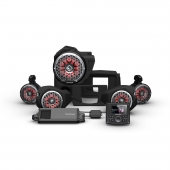 Rockford Fosgate RZR14-STG5 PMX-3 + 1500W 5 Speaker Stereo Package for Polaris RZR