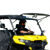 SuperATV Can-Am Defender Scratch Resistant Flip Up Windshield