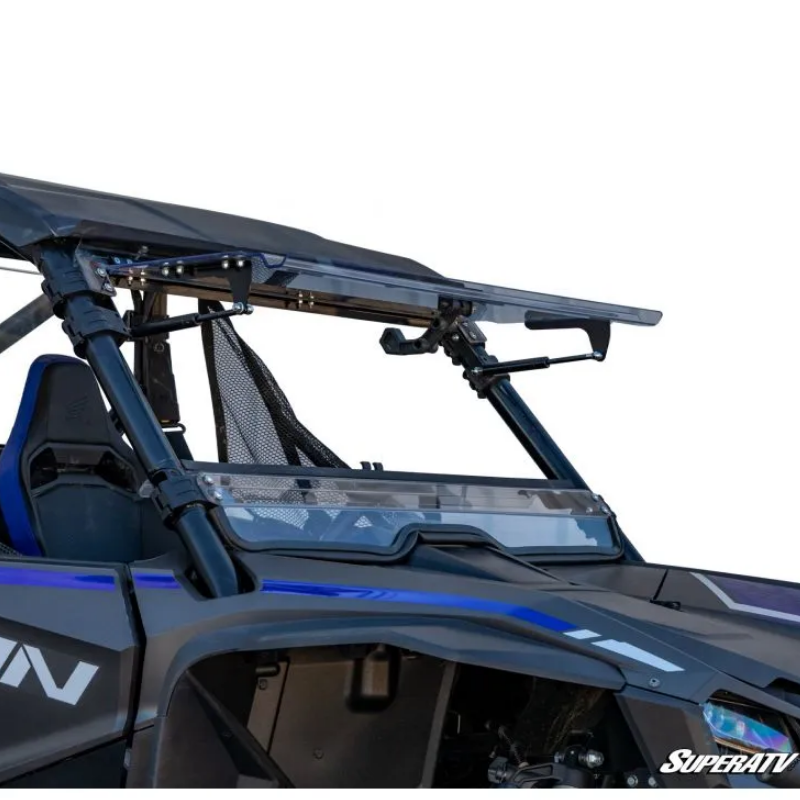 SuperATV Honda Talon 1000 Scratch Resistant Flip Up Windshield
