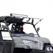 SuperATV ODES Dominator Scratch Resistant Flip Up Windshield