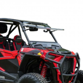 SuperATV Polaris RZR XP Turbo S Scratch Resistant Flip Up Windshield