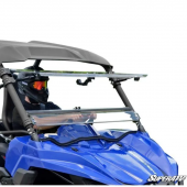 SuperATV Yamaha Wolverine Scratch Resistant Flip Up Windshield