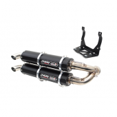 Trinity Racing Can-Am Maverick X3 Exhaust Slip On Black